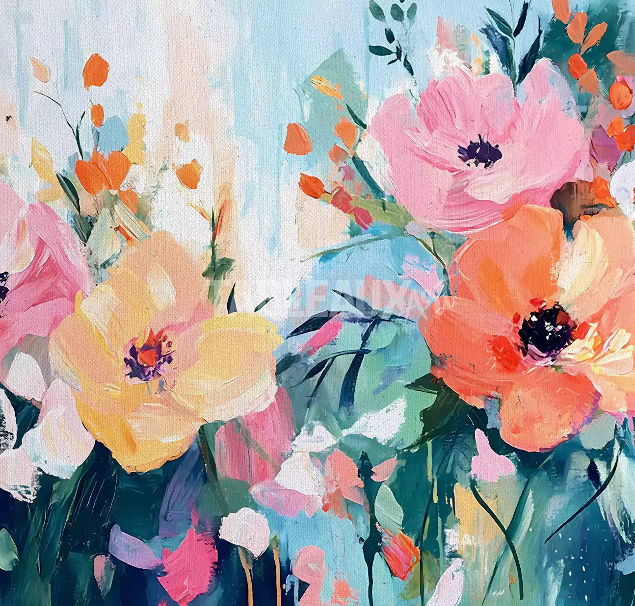 JARDIN D’ÉCLAT : Tableau floral contemporain