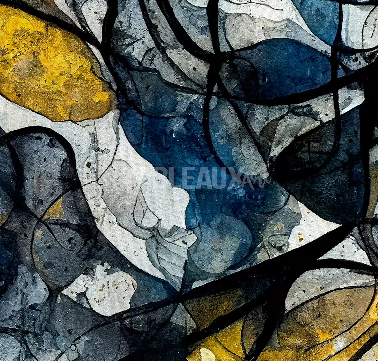 Drift : toile artistique abstrait - Tableaux Art