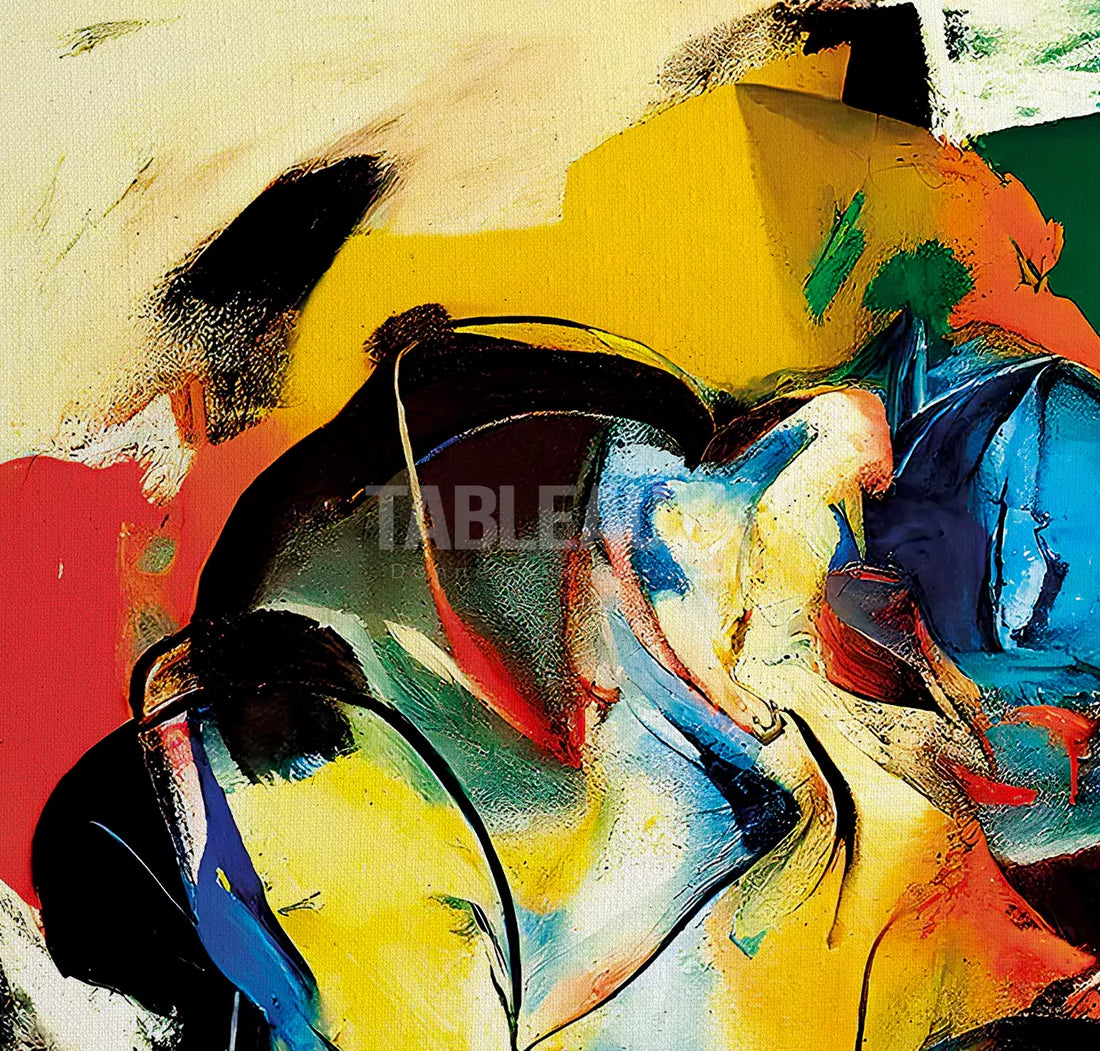 Abondance : tableau abstrait Maroc - Tableaux Art