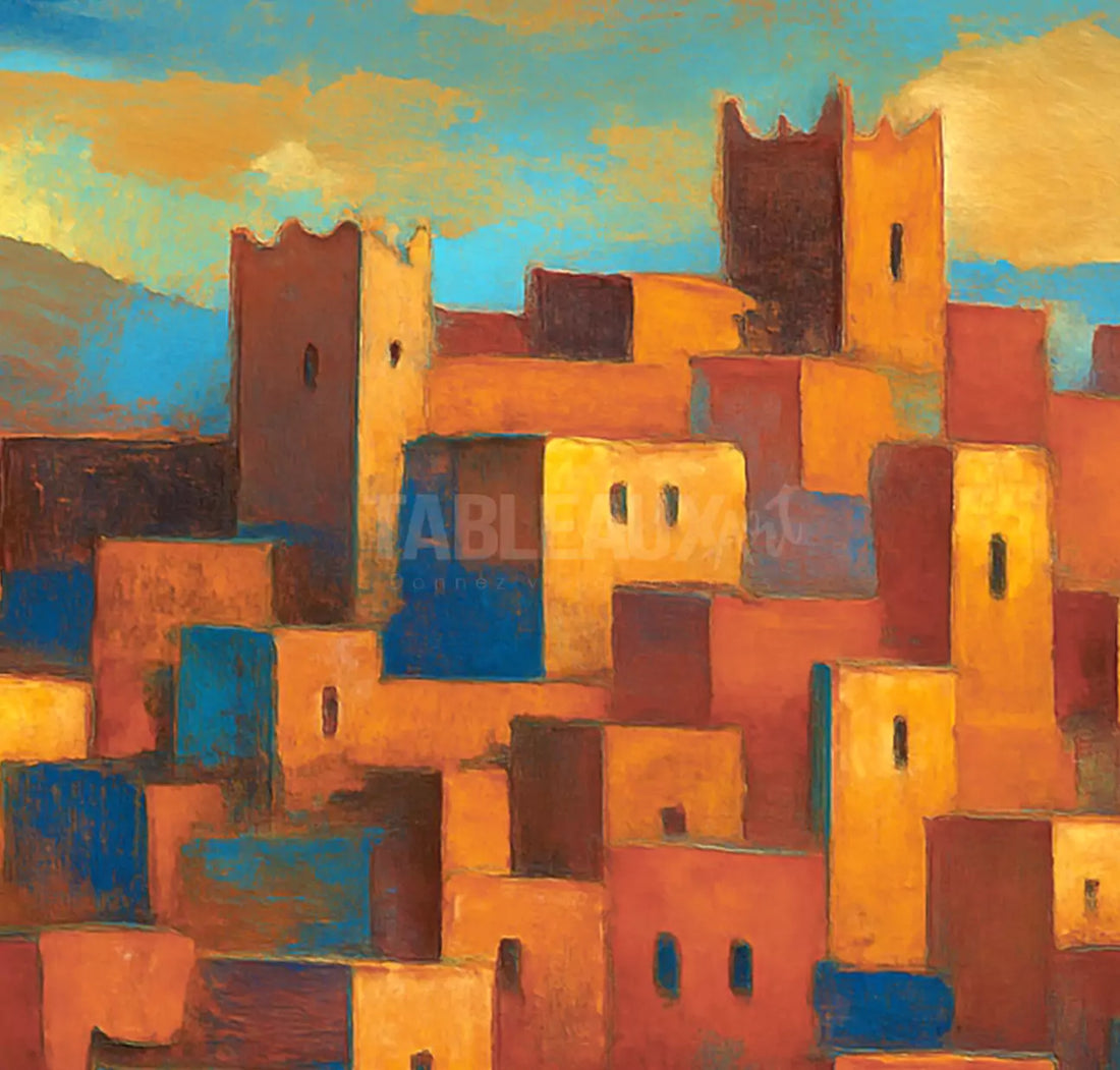 Ait Benhaddou : tableau marocain - Tableaux Art