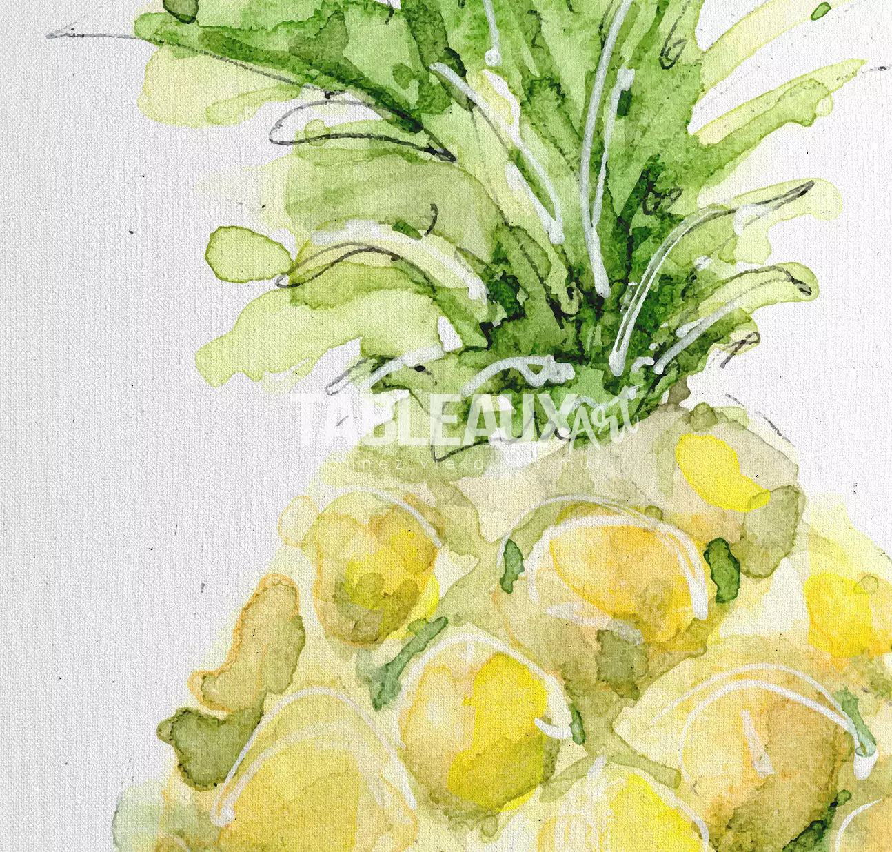 Ananas : tableau cuisine - Tableaux Art