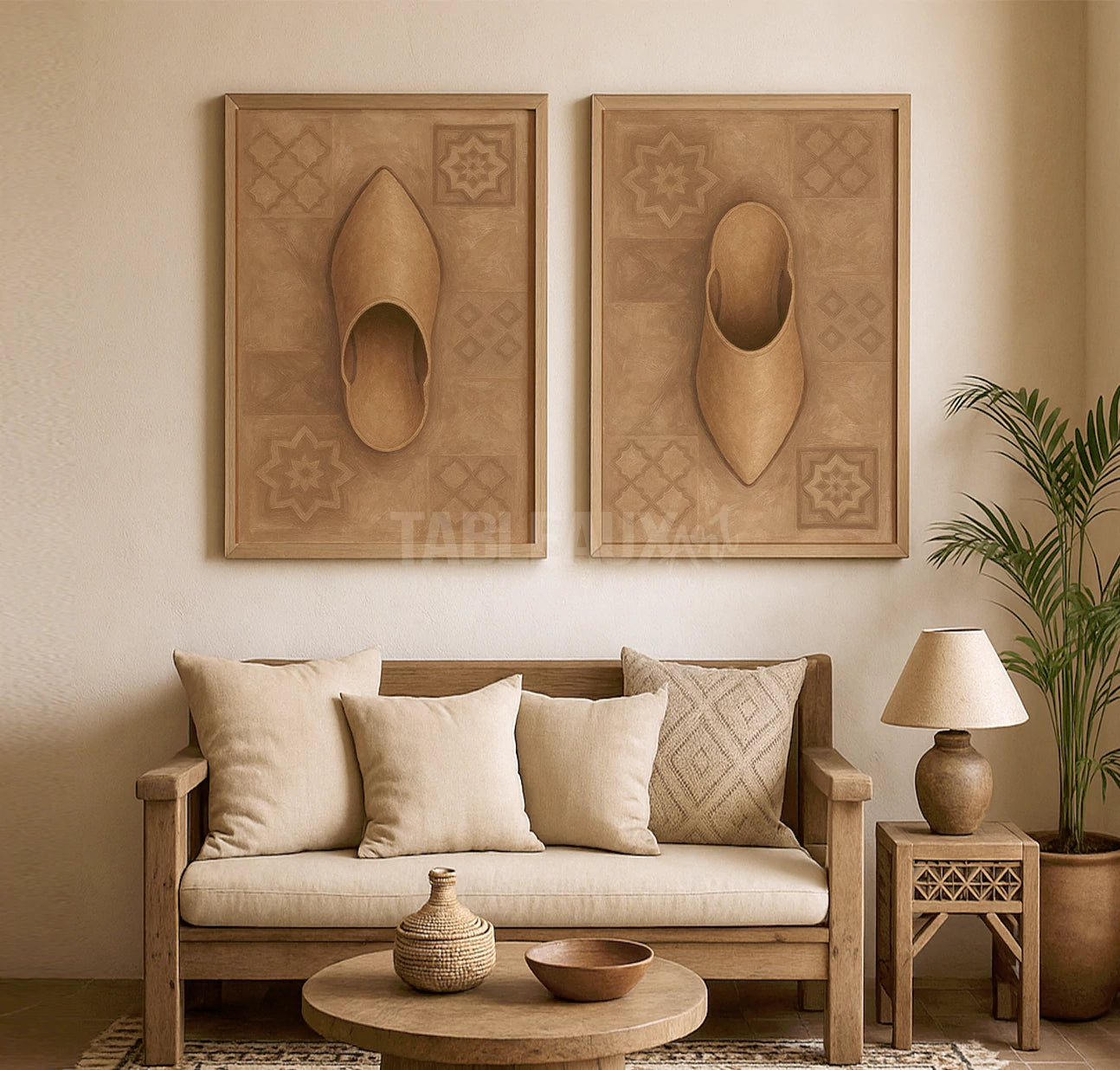 Belgha Fesia : Tableau marocain traditionnel - Tableaux Art