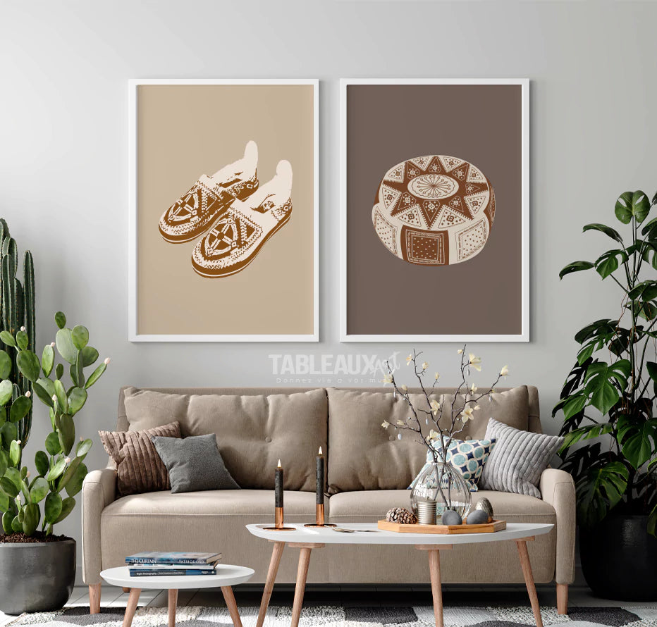 Belgha berbere - Tableaux Art