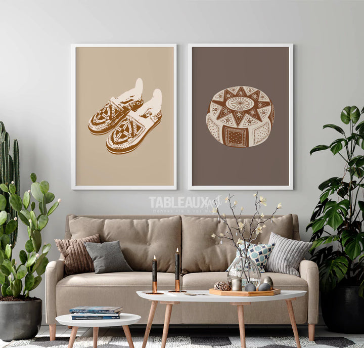 Belgha berbere - Tableaux Art