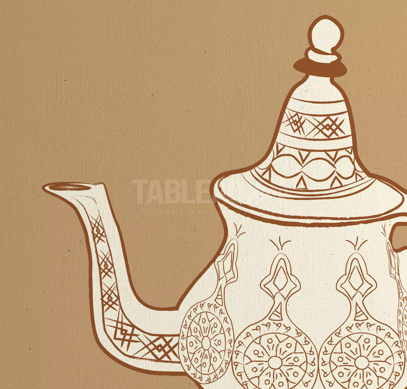 Berade Marocain : tableau artistique - Tableaux Art