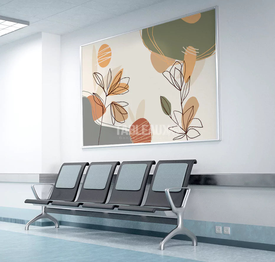 Bloomance : toile décoration minimaliste - Tableaux Art