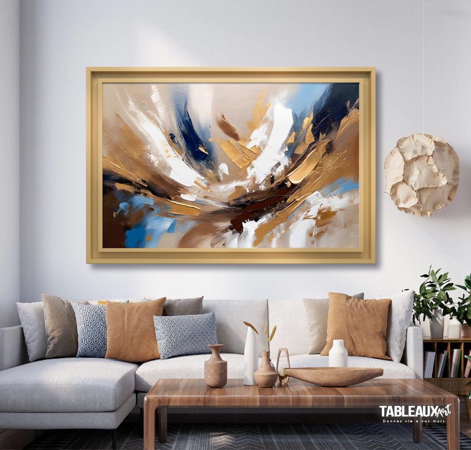 Blue Waves : tableau artistique - Tableaux Art