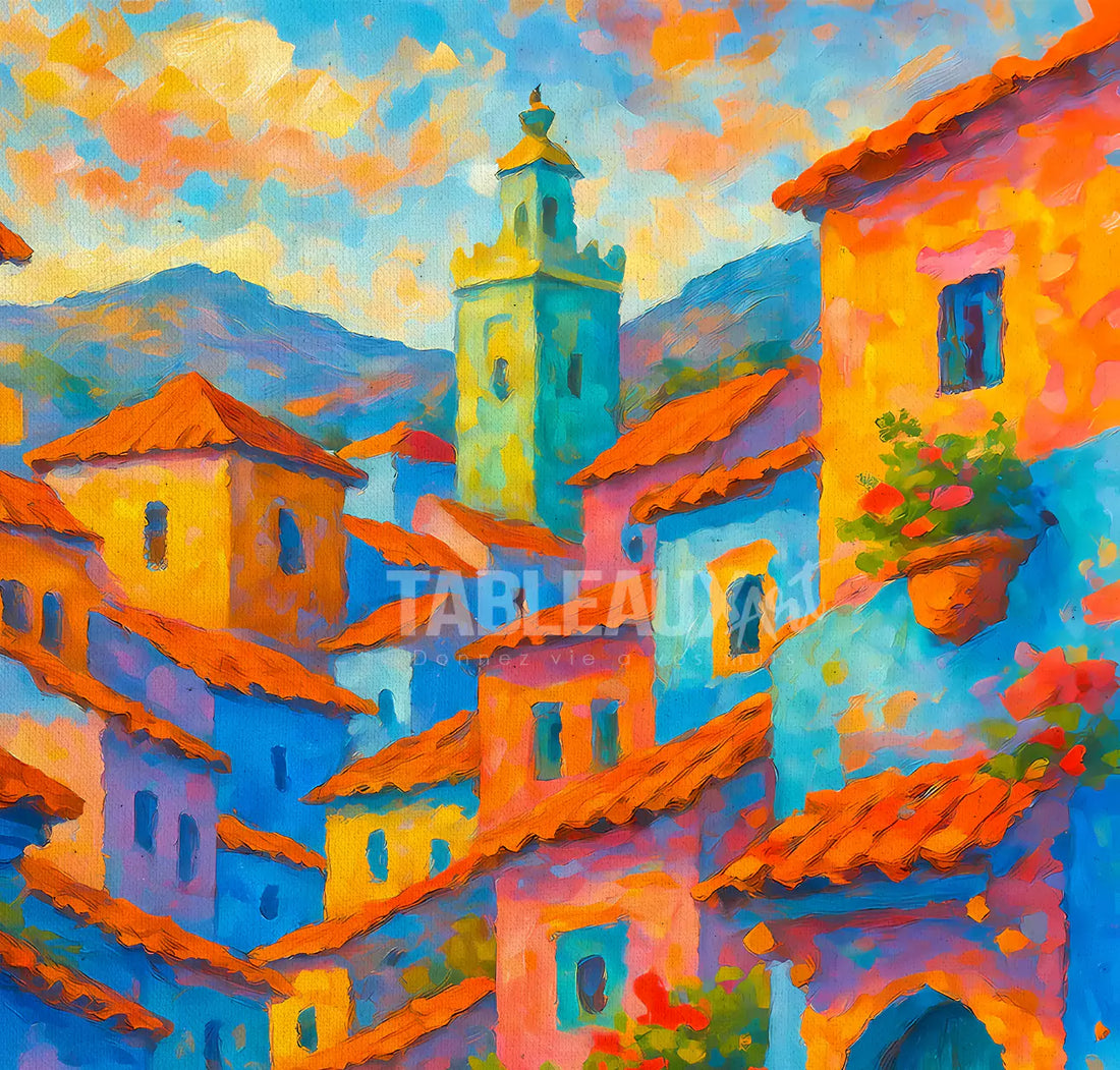Chaouen City - Tableaux Art