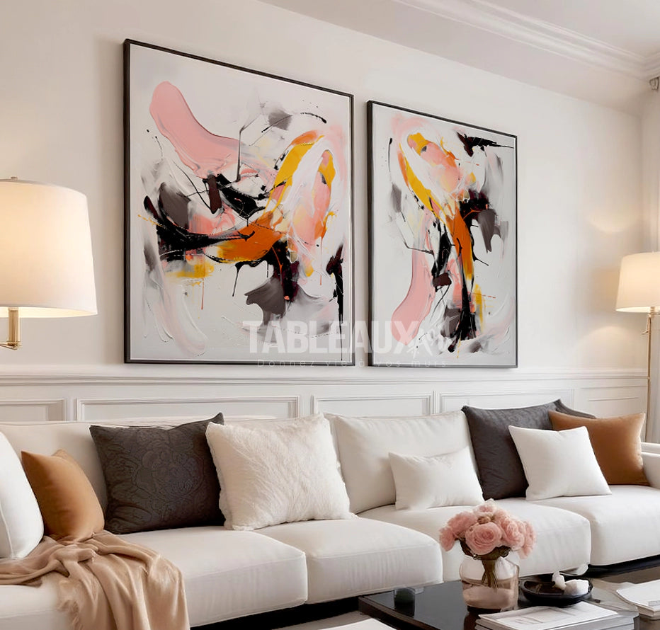 Chromatisme :  tableau artistique abstrait - Tableaux Art