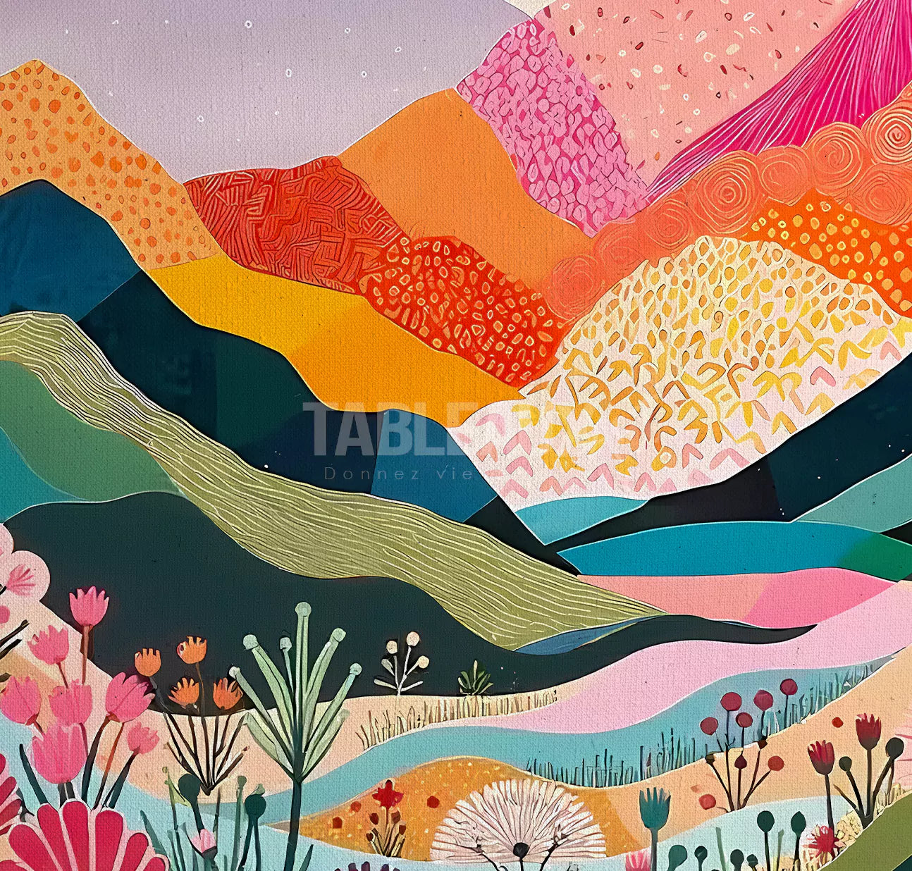 Colorful : tableau artistique nature - Tableaux Art