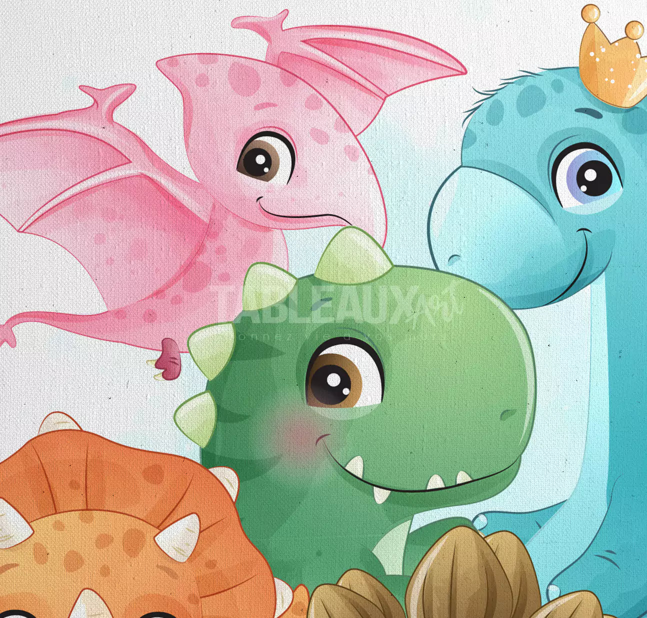 Cute Dinos - Tableaux Art