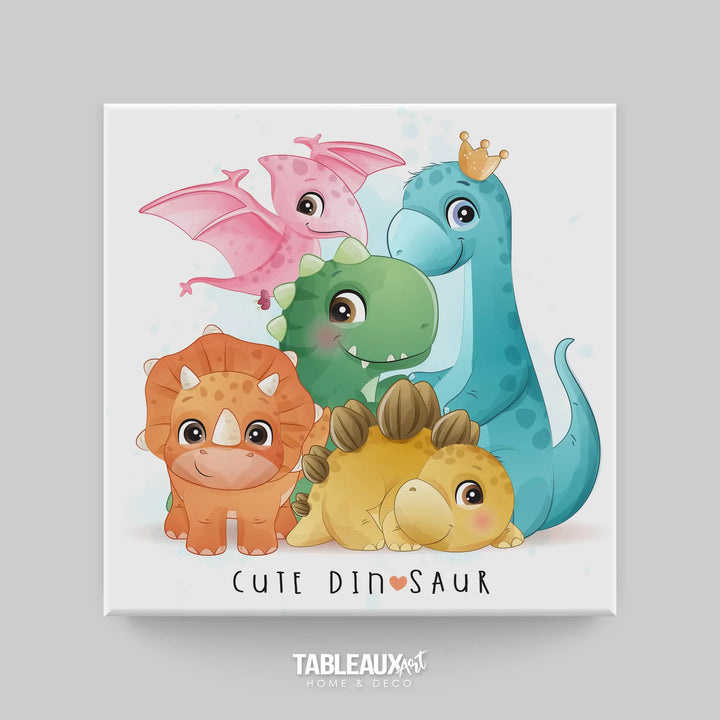 Cute Dinos - Tableaux Art