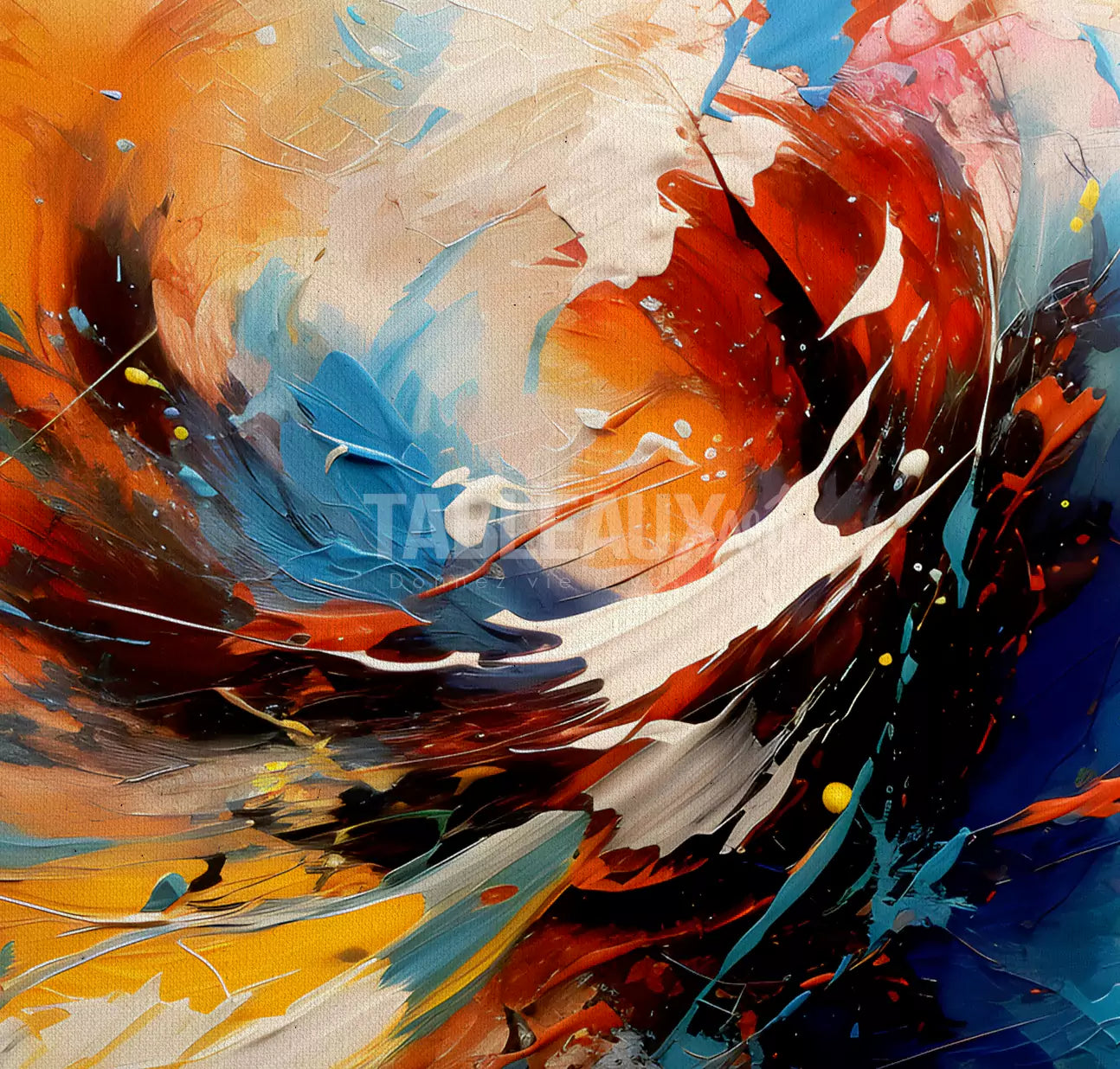 Cascade :  tableaux diptyque