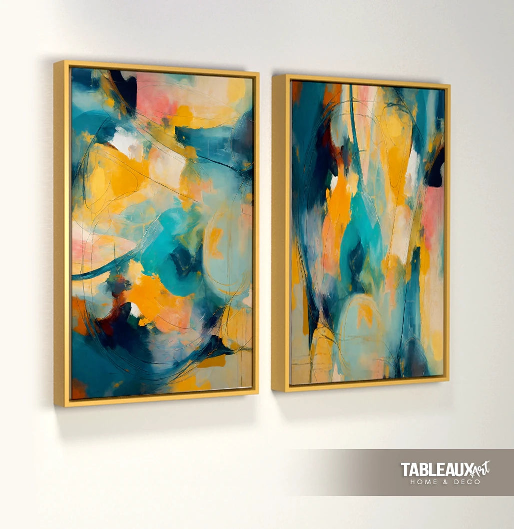 Azurite : Tableaux Abstraits