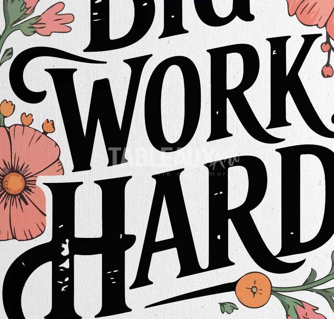 Dream big : tableau artistique motivation - Tableaux Art