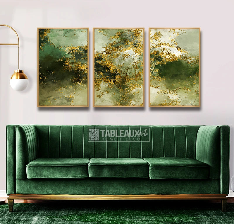 Elevation : tableau 3 parties - Tableaux Art