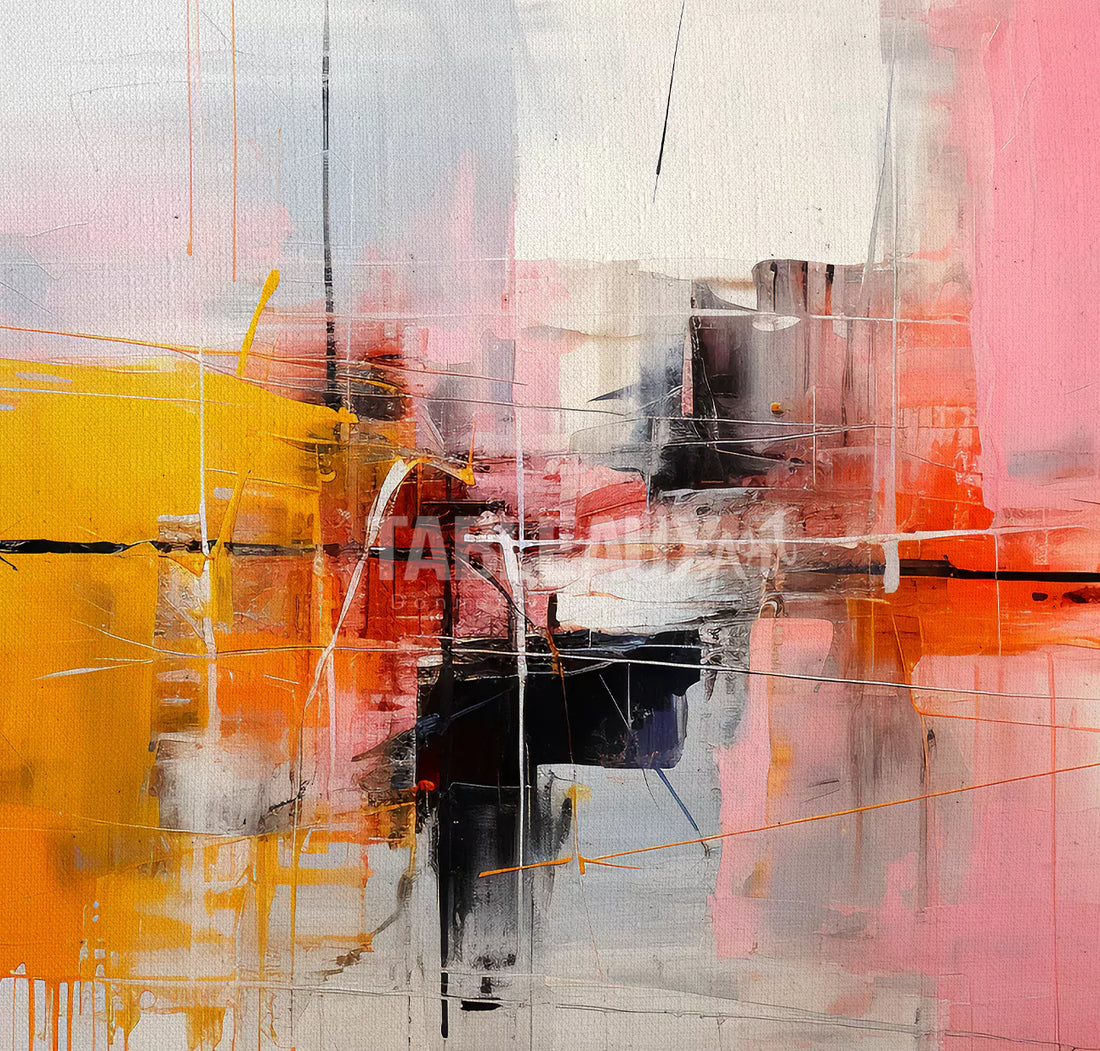 Évanescence : Art mural abstrait - Tableaux Art