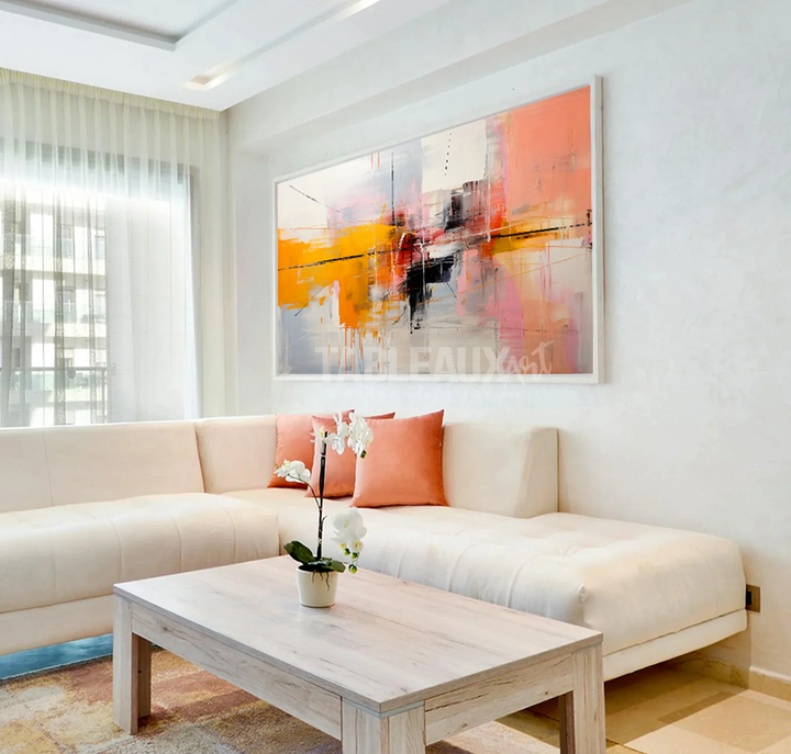 Évanescence : Art mural abstrait - Tableaux Art