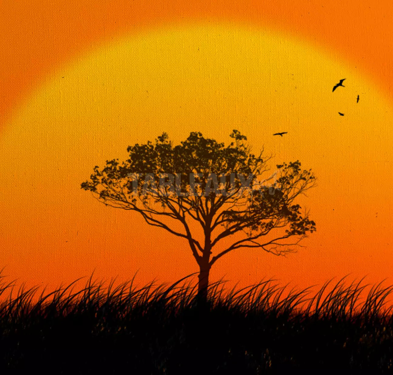 Fall Sunset : Wall Art - Tableaux Art