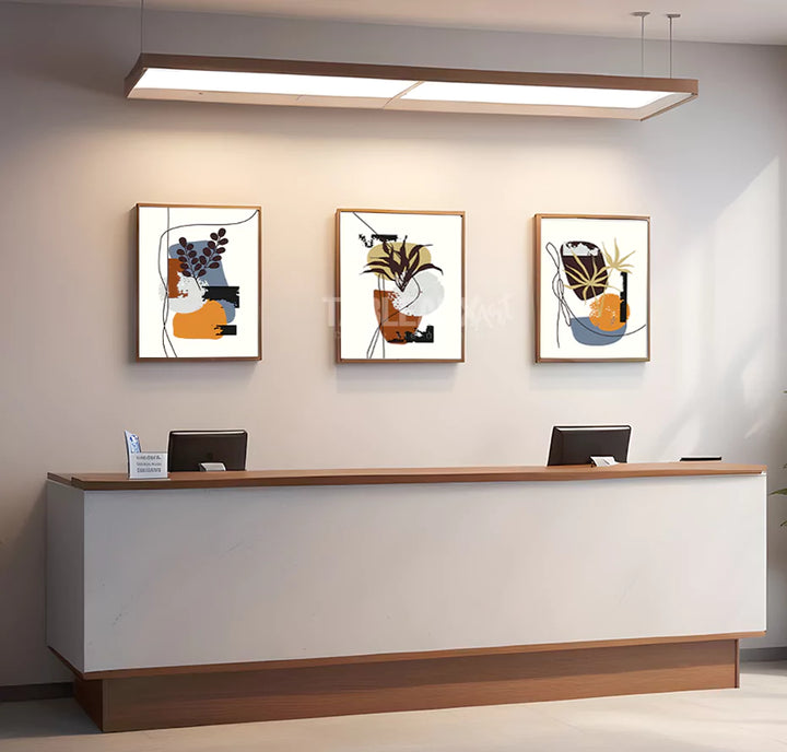 Floravia :  Triptyque décoratif minimaliste - Tableaux Art