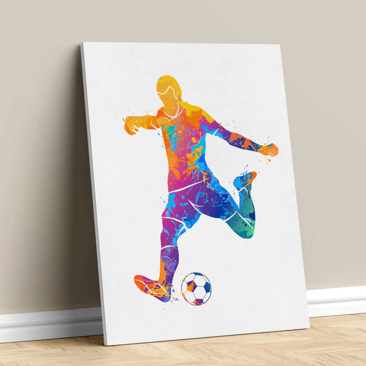 Footballeur : Tableau enfant - Tableaux Art