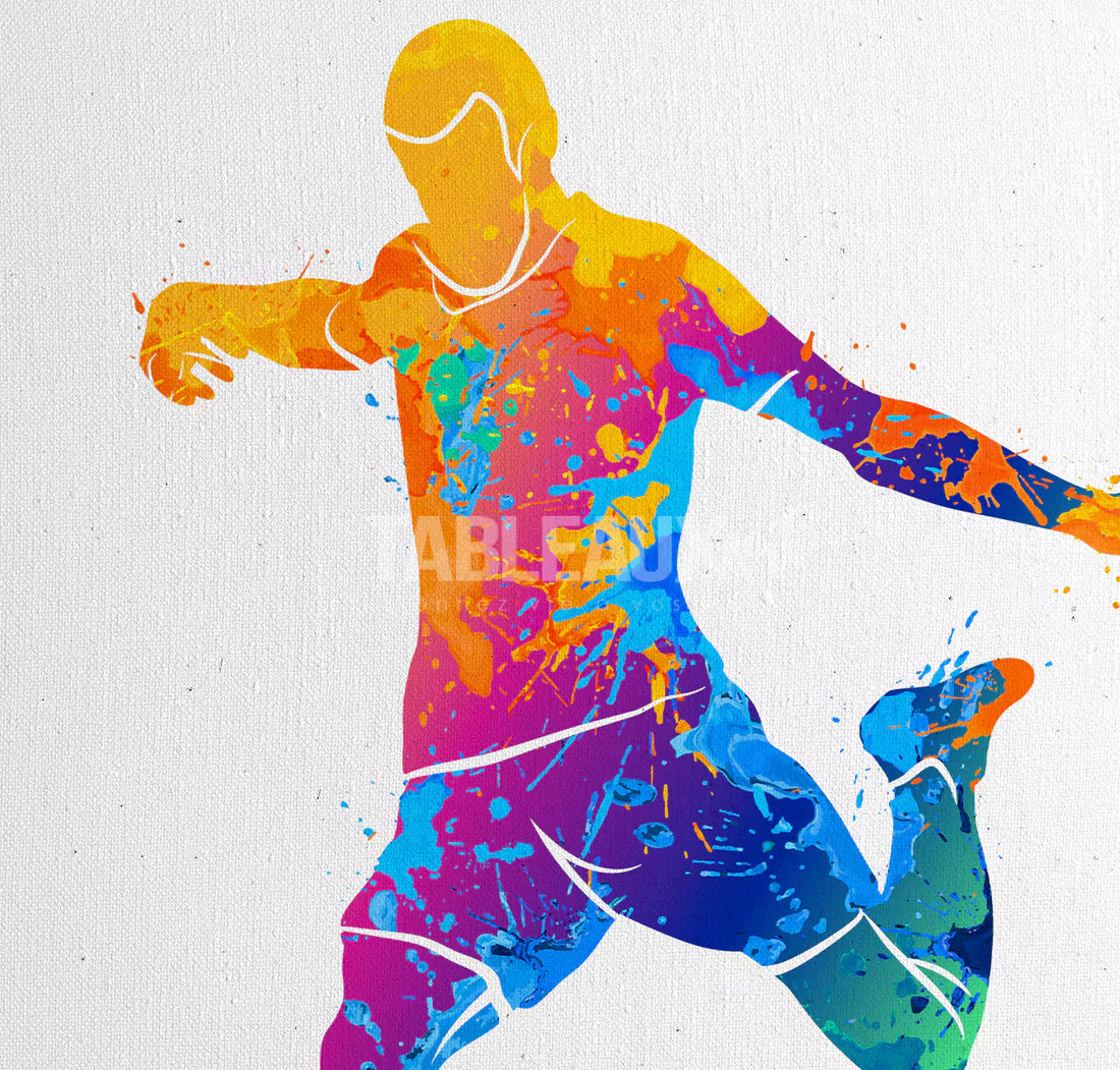 Footballeur : Tableau enfant - Tableaux Art