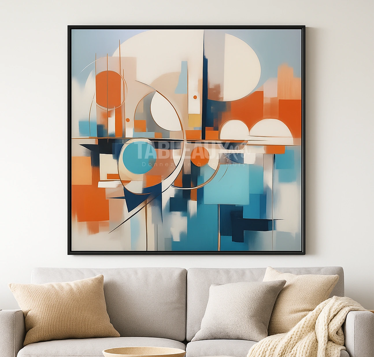 tableau carré artistique décoratif