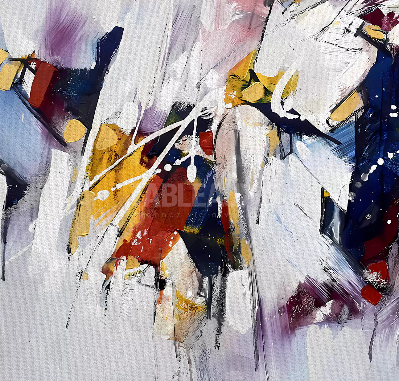 Hopeful : tableau design abstrait - Tableaux Art