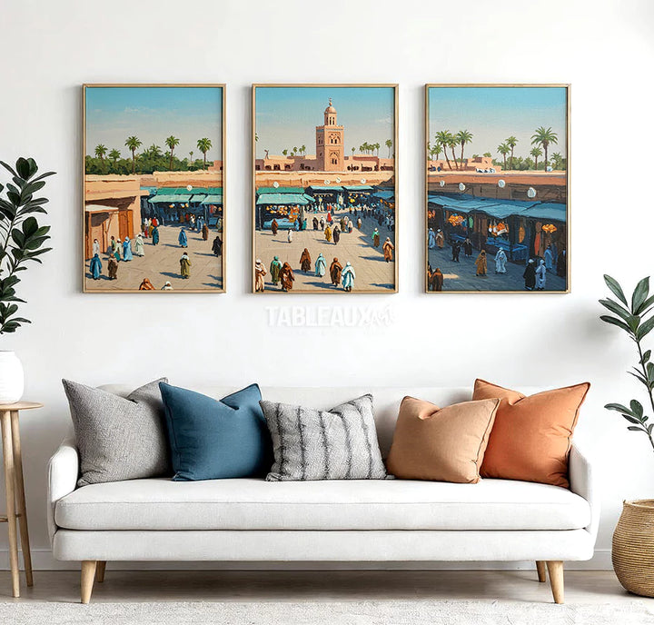 Jamaa el Fna - Tableaux Art