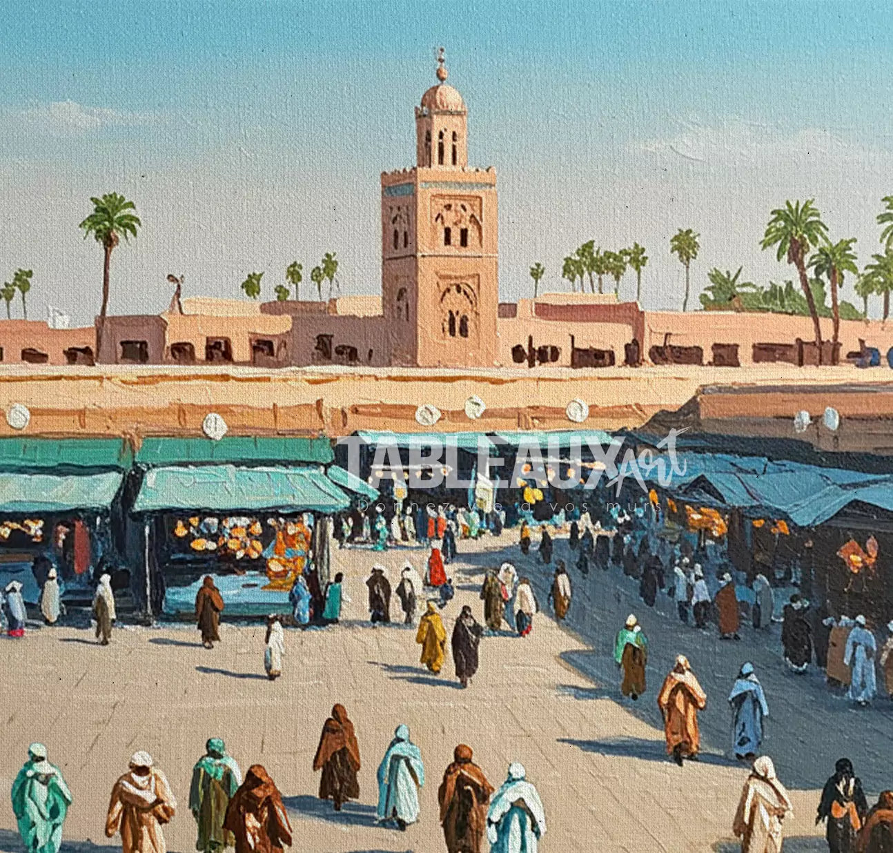 Jamaa el Fna - Tableaux Art