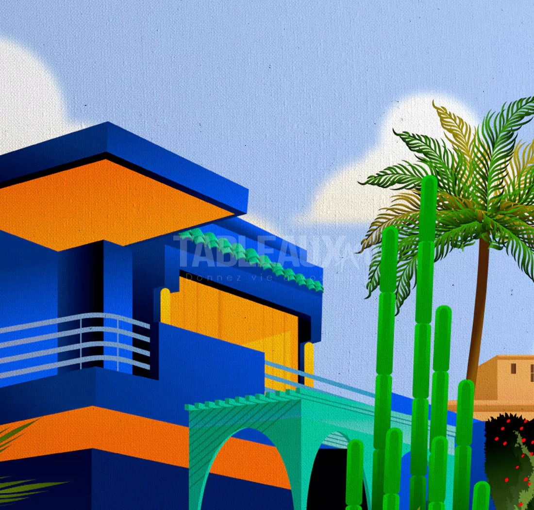 Jardin Majorelle - Tableaux Art