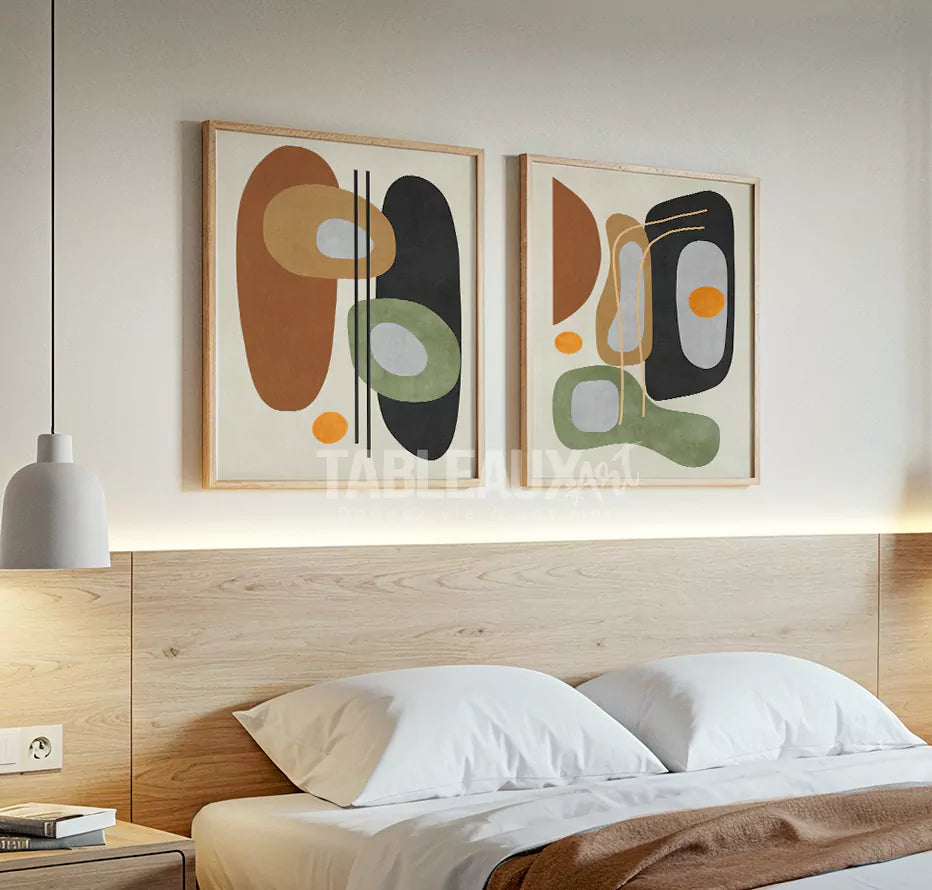 Légèreté : art abstrait mural - Tableaux Art