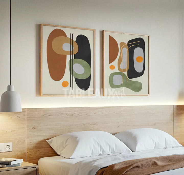 Légèreté : art abstrait mural - Tableaux Art