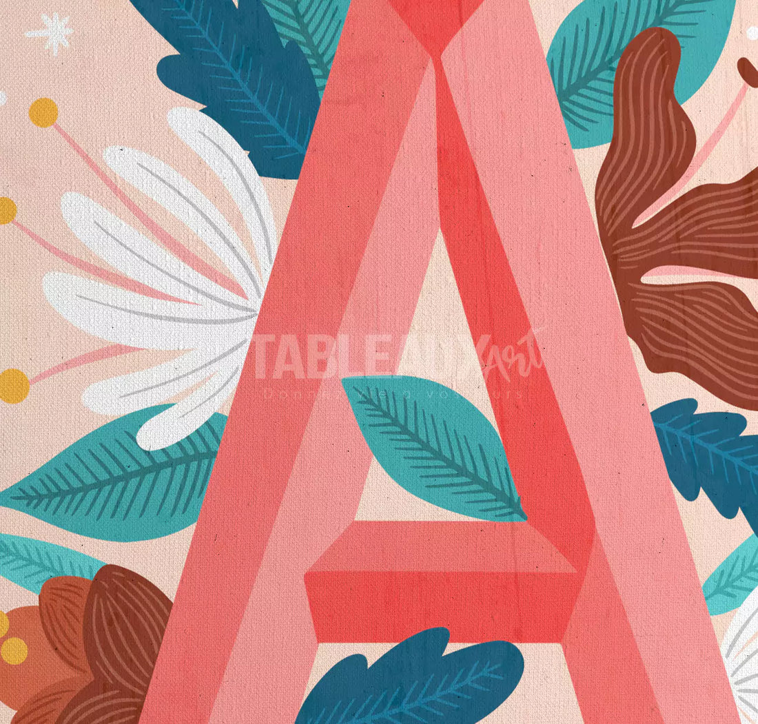 Lettre A - Tableaux Art
