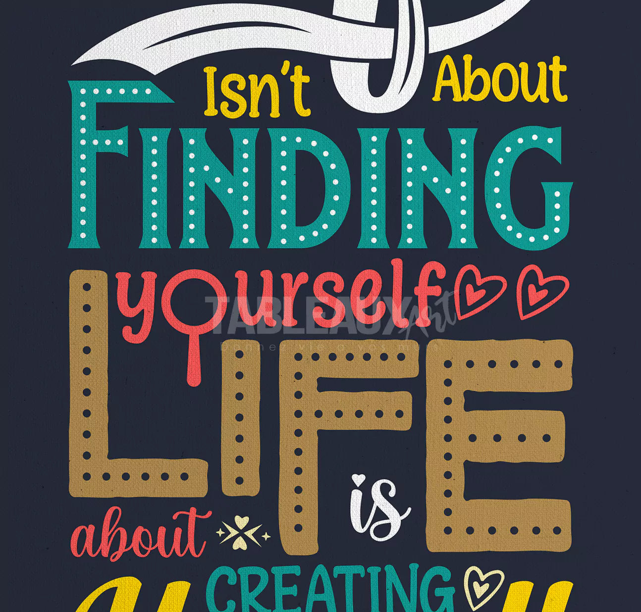 Life Finding : tableau mindset - Tableaux Art