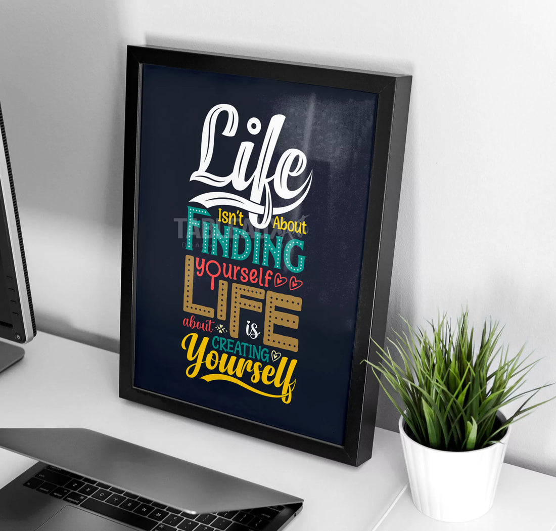 Life Finding : tableau mindset - Tableaux Art