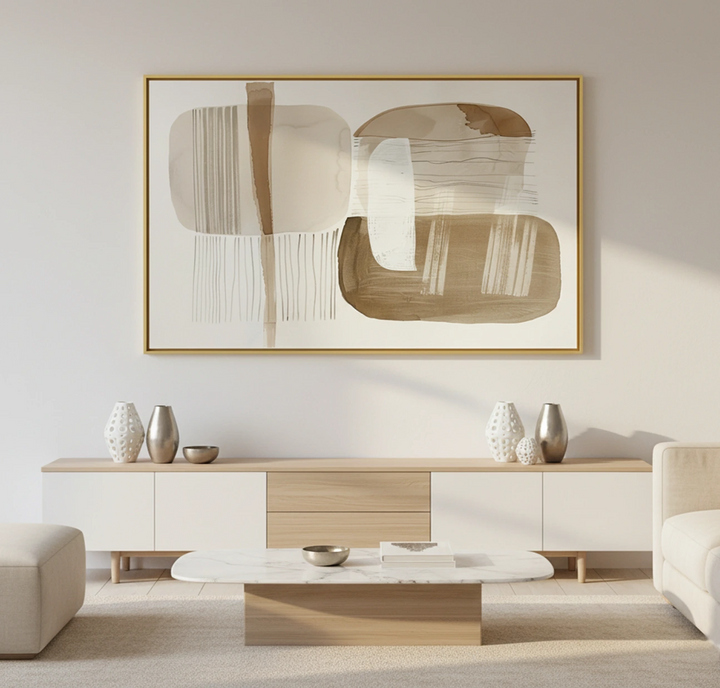 Tableau Beige : Tableaux Art