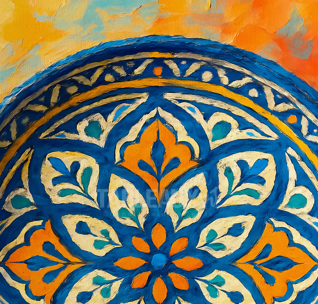 Plate : traditional moroccan wall art - Tableaux Art