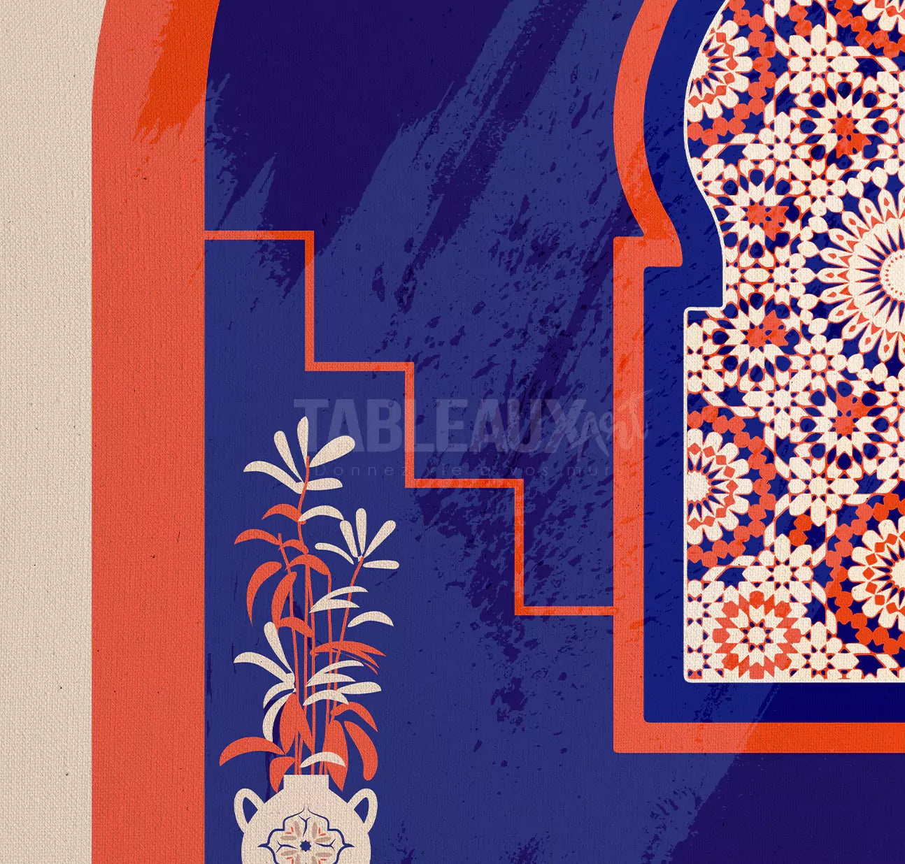 Morrocan arch : minimalist wall art - Tableaux Art
