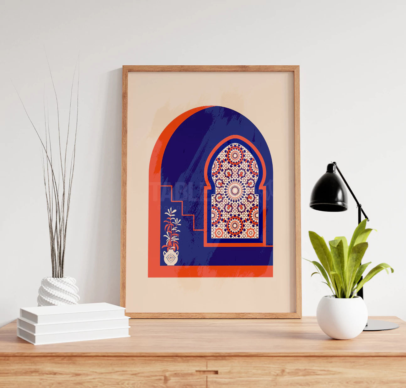 Morrocan arch : minimalist wall art - Tableaux Art
