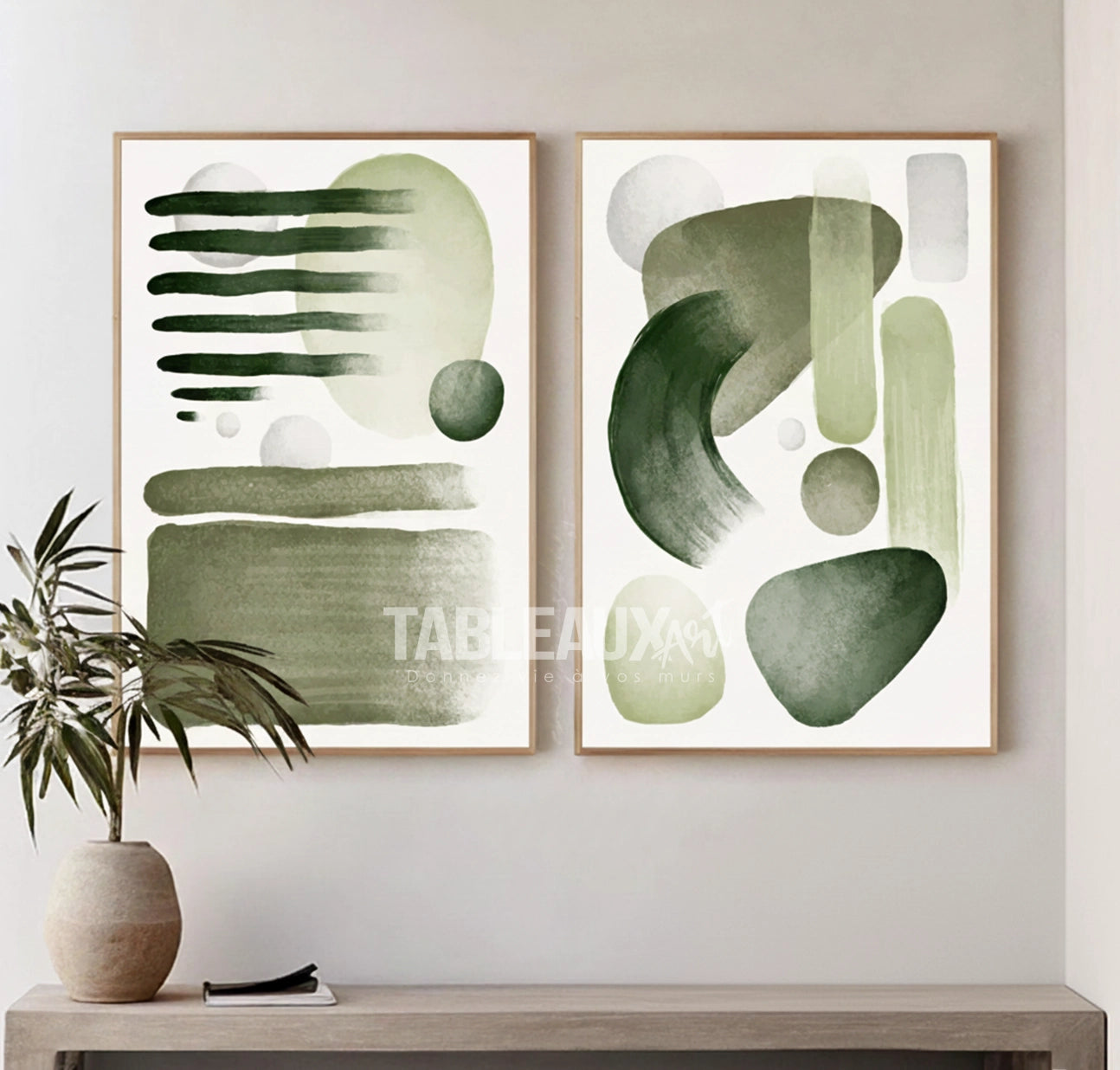 Mousse : toile décorative