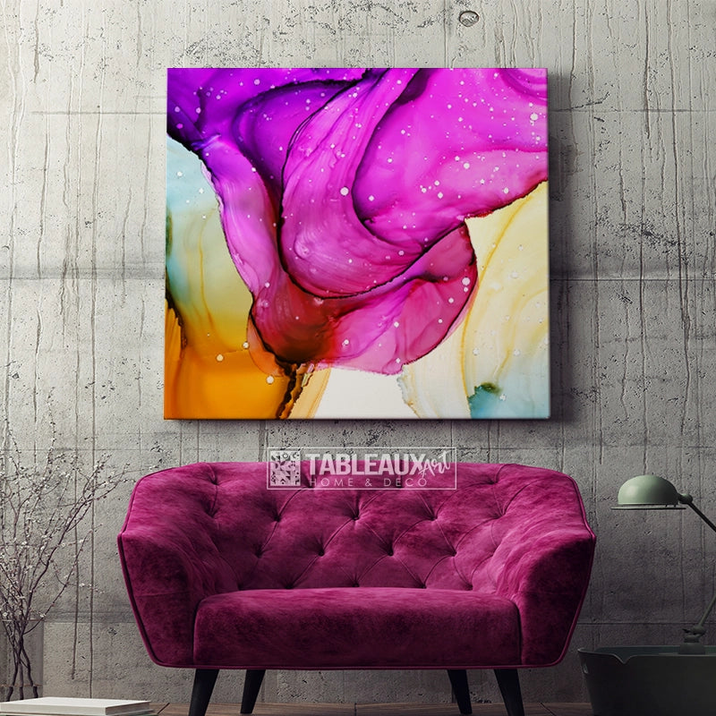 Nuance : tableau carré abstrait - Tableaux Art