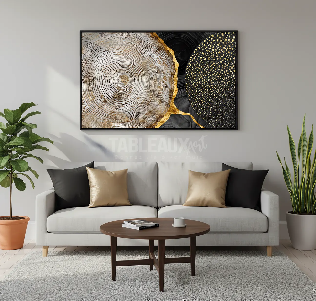 Or: Tableau décoratif moderne