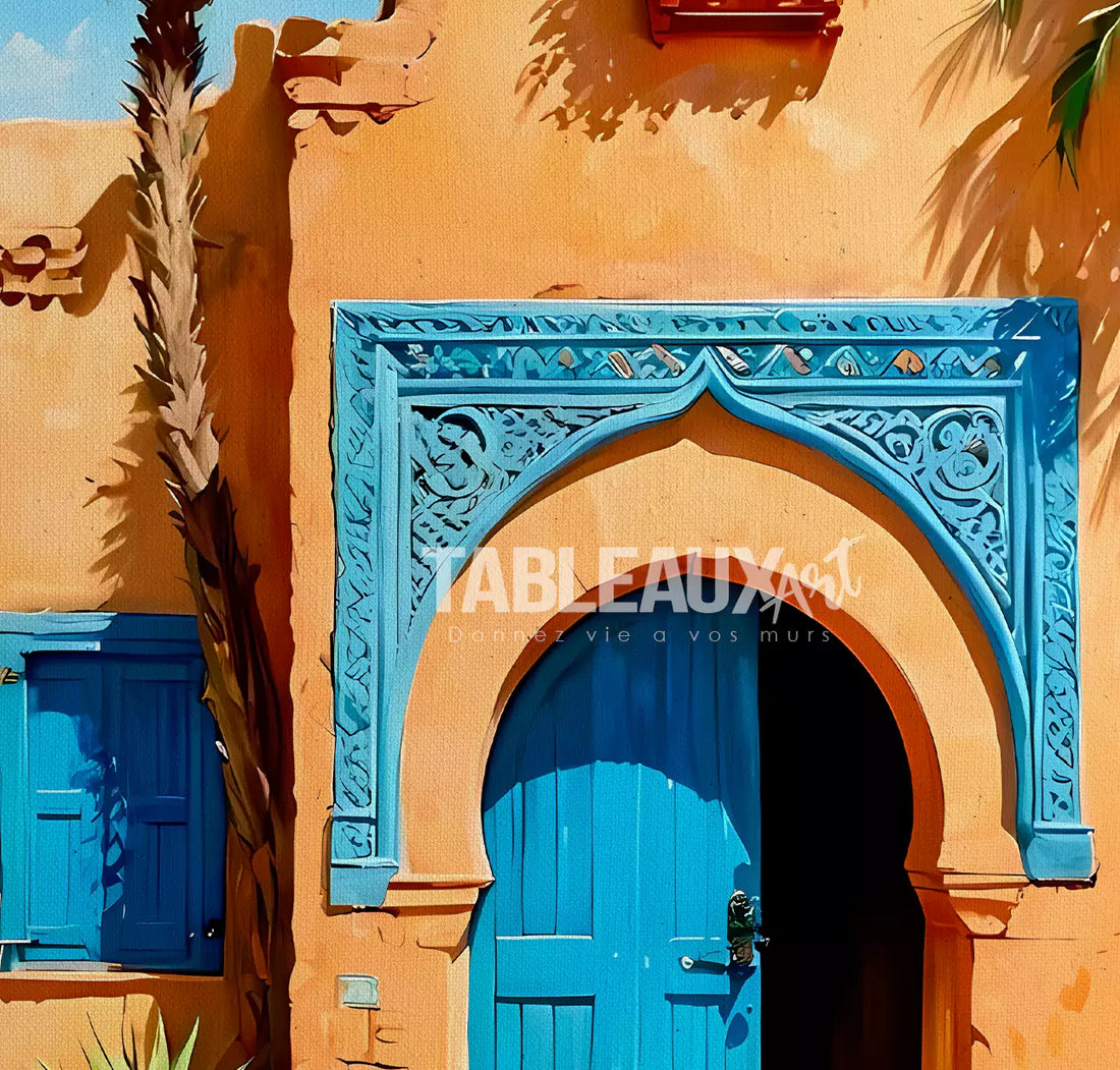 Ouarzazate door : Art Marocain - Tableaux Art