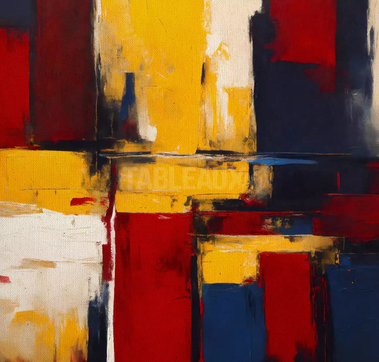 INCANDESCENCE : Triptyque abstrait contemporain