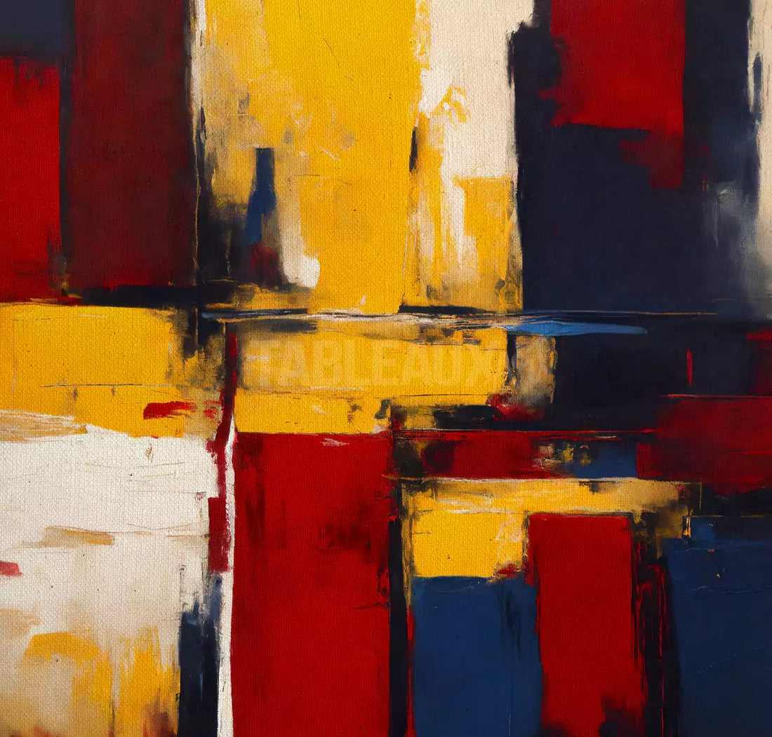 INCANDESCENCE : Triptyque abstrait contemporain