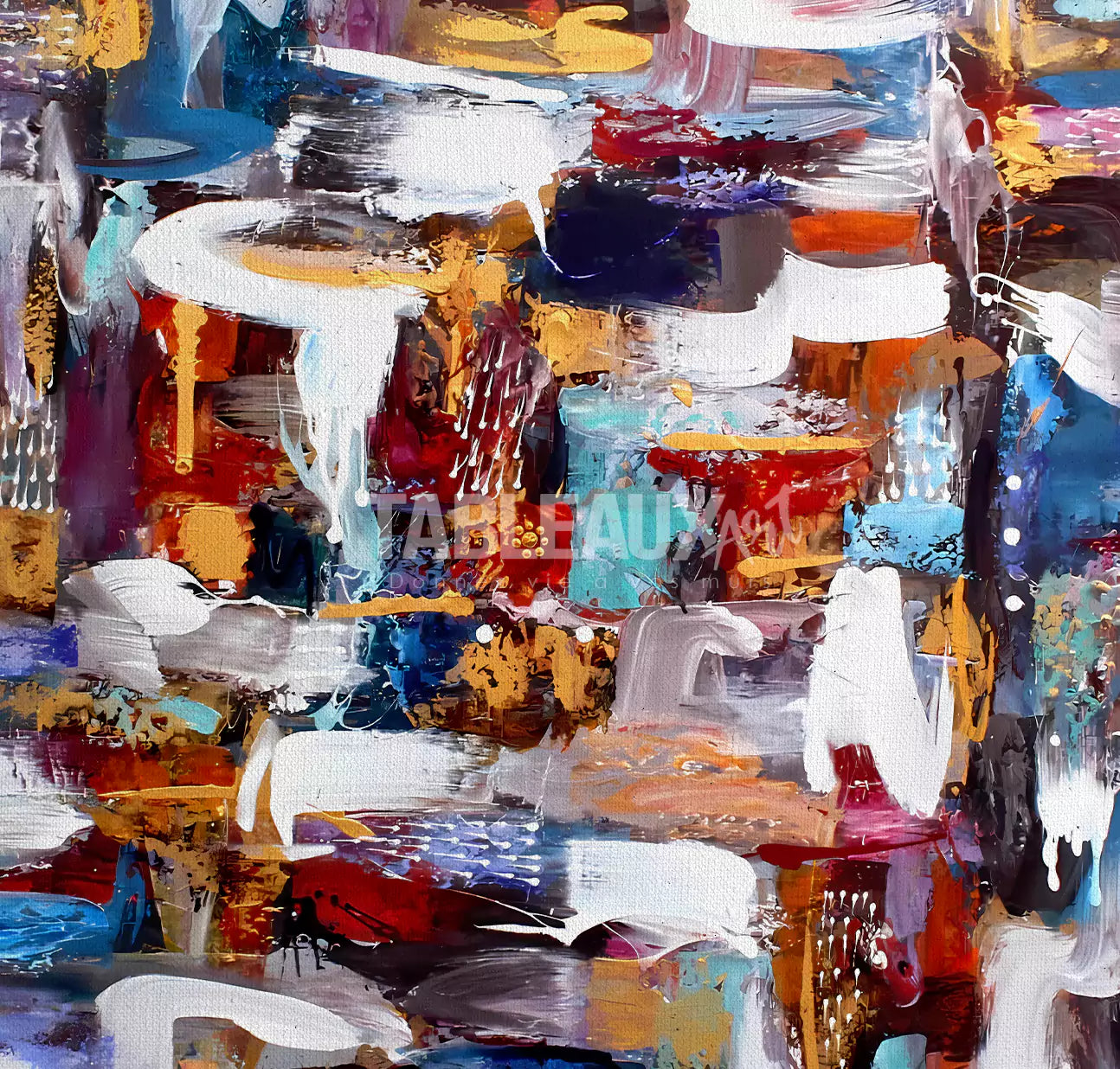 Resonate : tableau abstrait - Tableaux Art