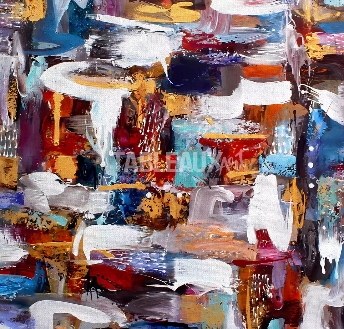 Resonate : tableau abstrait - Tableaux Art