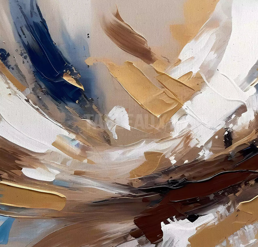 Blue Waves : tableau artistique - Tableaux Art