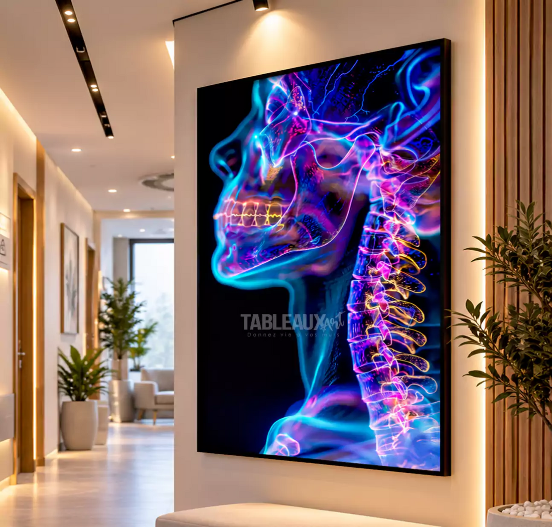 GORGE : Anatomie & voies respiratoires - Tableau pour cabinet médical